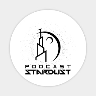 Podcast Stardust Black Stardust Logo Magnet